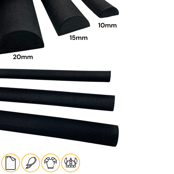 EVA Foam Half Dome Rounded Dowels (3 Pack)