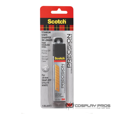 Cosplay Pros Scotch Utility Knife Refill Blades (5 Pack)