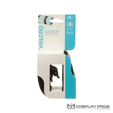 VELCRO® Brand Black All-Purpose Strap 2" x 36" Cinch Strap